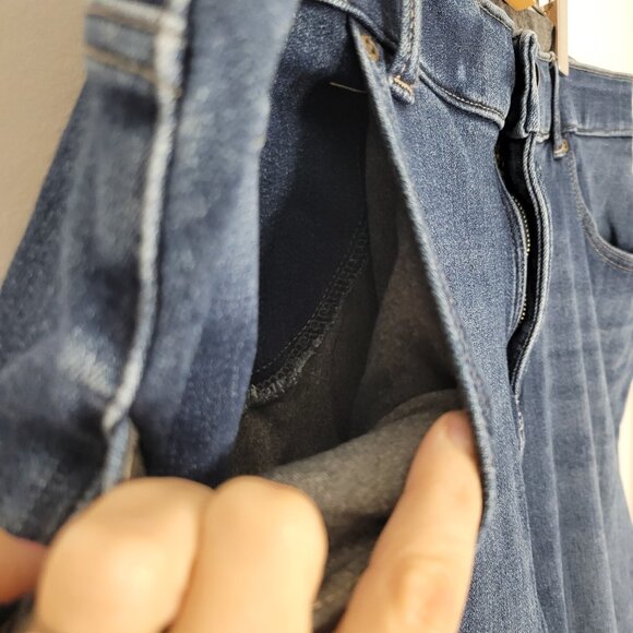 Lee Plus Women's Blue Cotton Mid Rise Slim Fit Stright Leg Denim Jeans Size 22W - Picture 8 of 16